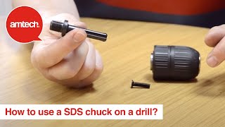 How to use a SDS chuck on a drill [upl. by Areik]