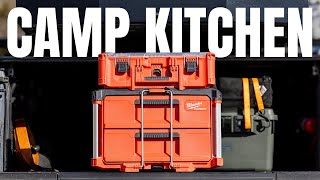 Using Milwaukee Packouts for my ULTIMATE Camp Kitchen [upl. by Amin]