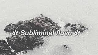 ❦ Subliminal Flush  Removing any subliminal negative affirmations amp blockages ❦ [upl. by Amhsirak]