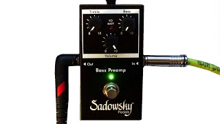 Sadowsky SPB2 Bass Preamp w Fender Jazz Bass 75RI MIJ [upl. by Melise]