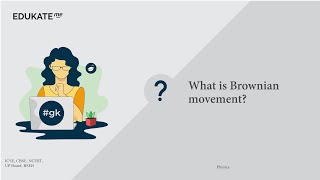 What is Brownian movement [upl. by Meisel]