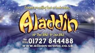 The Alban Arena Aladdin Panto Promo 2012 [upl. by Larentia209]