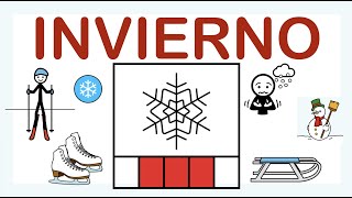 INVIERNO ❄️ Vocabulario ☃️ ARASAAC [upl. by Nytsyrk]