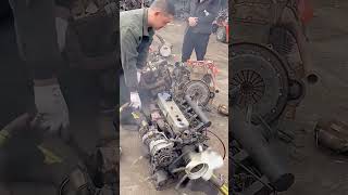 Cold ignition process of scrap car diesel engine [upl. by Doty337]