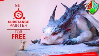 How to Get SUBSTANCE PAINTER for FREE [upl. by Bobette]