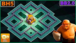 NEW BEST BH5 Base BB 20  Builder Hall 5 Base 2023 COPY Link [upl. by Beera268]