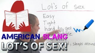 American Slang  Spoken English Lesson 14  Lots of Sex [upl. by Lahcar671]