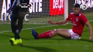 Goal  Golo Rúben Dias pb Portimonense 10 Benfica Liga 1819 15 [upl. by Llerrahs]