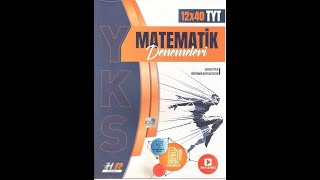 Hız ve Renk Yayınları TYT Matematik 12 x 40 Denemesi [upl. by Arval]