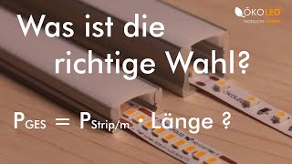 Ratgeber Richtige Auswahl LED Strip Profil und Trafo [upl. by Macfadyn]