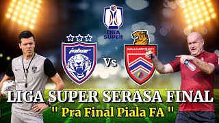 JDT VS KL CITY  LS2023 PRA FINAL PIALA FA 2023 [upl. by Ettelimay]