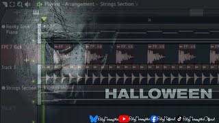 Halloween Theme Recreation  FL STUDIO [upl. by Oirad904]