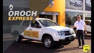 Renault Oroch Express 16 SCe nos mínimos detalhes [upl. by Analah32]