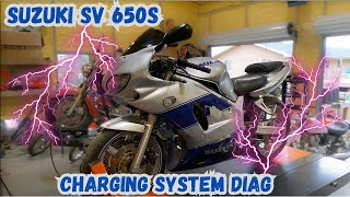 SV 650S charging system [upl. by Rianna]