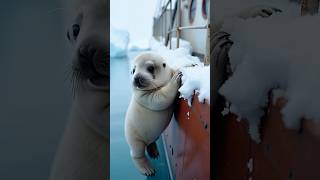 A touching story about an injured baby otter asking for help from the sailors on the ship animals [upl. by Sedecrem]