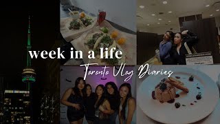 Toronto VLOG Diaries  week in a life [upl. by Amorita598]