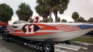 Sarasotas Offshore Grande Prix Boat Showcase  Van Wezel Sarasota Florida [upl. by Rez549]