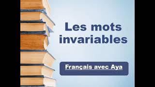 Les mots invariables [upl. by Anoit]