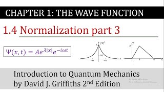 8 Normalization part 3  The Wave Function  Griffiths Quantum Mechanics [upl. by Cindy771]