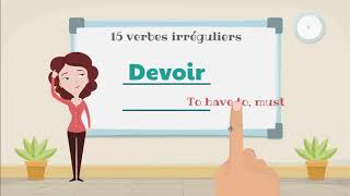 15 verbes irréguliers French Grammar [upl. by Rockafellow]