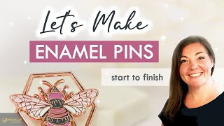 How to Make Enamel Pins LETS MAKE PIN BADGES GSJJ [upl. by Fugere767]