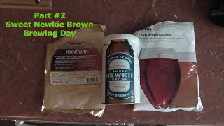 Sweet Newkie Brown Brewing Day Wilko Home Brew Beer Kit UK Part 2 [upl. by Eolhc457]