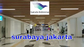 Surabaya Jakarta dengan Garuda GA 305  TRIPREPORT [upl. by Ennahtur]