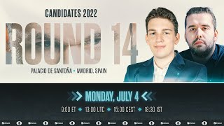 FIDE Candidates 2022  Round 14  Live Commentary with Judit Polgar amp Jan Gustafsson [upl. by Atterys]