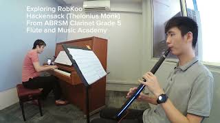 Hackensack Thelonius Monk from ABRSM Clarinet Grade 5 using RobKoo Sheng Patch [upl. by Odlanyer]