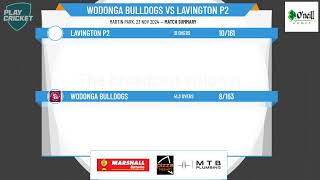 Wodonga P2 v Lavington P2 [upl. by Brinna93]