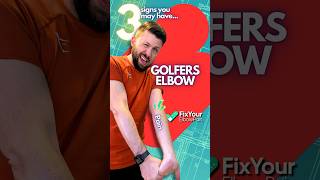 3 Signs you may have Golfers elbow [upl. by Nilerual]