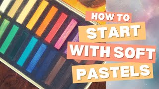 Soft pastels for beginners Easy tutorial and basics [upl. by Dosi549]