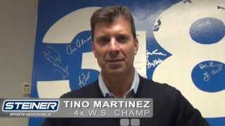 Tino Martinez Discusses Steiner Sports amp the Authenticity of Their Autographs amp Memorabilia [upl. by Katine747]