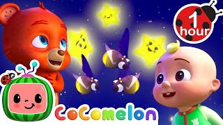 Fireflies and Falling Stars Fantasy Animals  CoComelon  Animal Time  Nursery Rhymes for Babies [upl. by Meeharb]