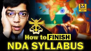 How to Finish NDA 2 2024 Syllabus  NDA Preparation NDA important Topics  Shubham Varshney SSB [upl. by Enneire]