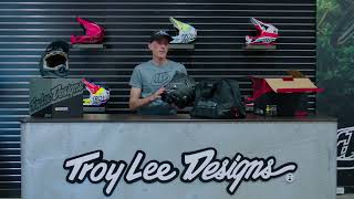 Troy Lee Designs D4 Helmet Unboxing  croozecomau [upl. by Eyoj]