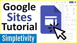 How to use Google Sites  Tutorial for Beginners [upl. by Latta]