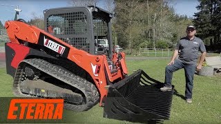 Eterra Attachments Skid Steer Skeleton Bucket [upl. by Allesig715]