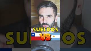 SUELDOS EN CHILE VS ARGENTINA  SUELDO MÍNIMO Y SUELDO PROMEDIO [upl. by Ecnaret]