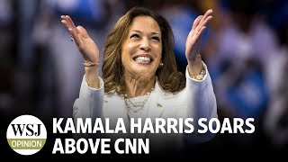 Kamala Harris Soars Above CNN [upl. by Rustice]