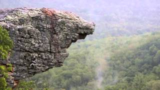 May 3 2013 Snow in the Ozarks of Arkansas [upl. by Godfrey]