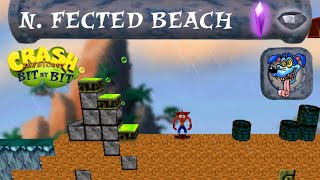 Lv1 N Fected Beach  Crash Bandicoot BIT By BIT Crash Bandicoot Back In Time [upl. by Len]