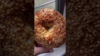 Best bagels in NYC Apollo Bagels nycfood [upl. by Garland788]