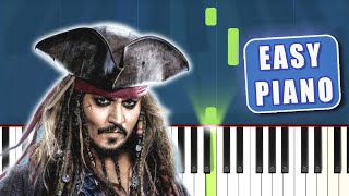 Pirates of the Caribbean theme song  Piano tutorial beginner by Pianoskill [upl. by Lebisor]