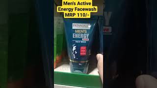 Patanjali Mens Active Energy Face wash  Patanjali Products Herbal Products [upl. by Nevsa]