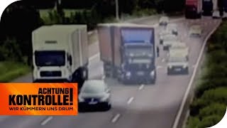 quotTodesstreckequot Autobahn 2 Polizei erwischt fahrlässige LKWFahrer  Achtung Kontrolle  kabel eins [upl. by Ahsiet923]