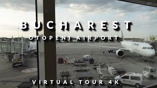 Bucharest Romania  Otopeni Airport Virtual Tour 4K [upl. by Bradman]