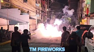 Sawa Thunder 200 rounds by Phoenix Fireworks  Happy Fiesta Nazareno de Samar Manila Philippines [upl. by Araminta]