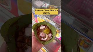 Famous Breakfast Chole Bhature Jammu  Street Food India indianstreetfood shorts [upl. by Hnahym]