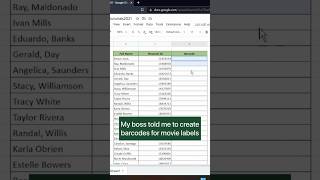 Excel Barcode Tutorial Create Barcodes in Just Minutes ⏱️📈 excel excellife excelformulas [upl. by Hanser782]